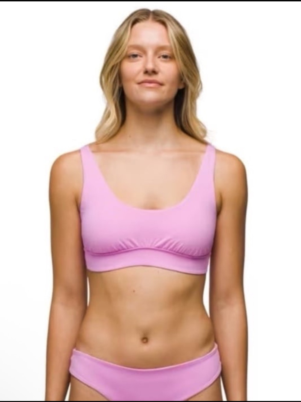 PrANa Pink Scoop Bralette Mallorca Top Cosmos